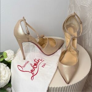 Christian Louboutin Nude Stiletto Heels